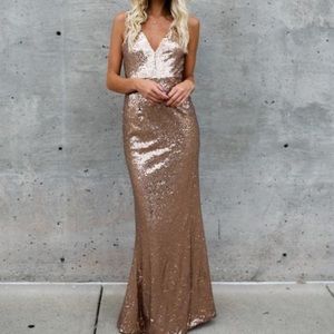 Gold Sequined dress